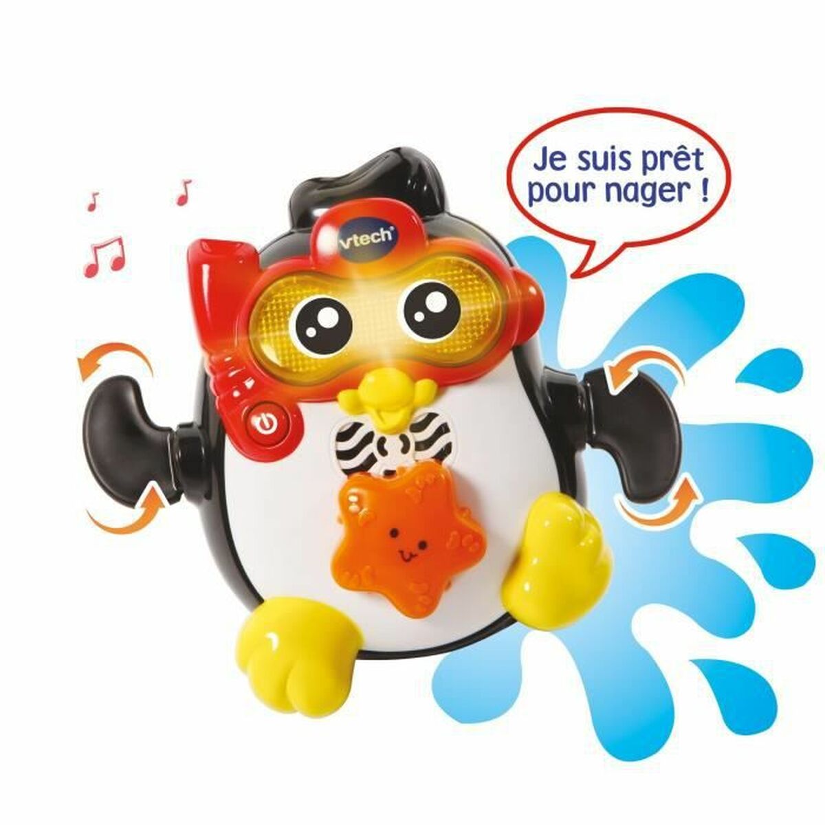Giocattoli da Bagno Vtech Baby Gédéon, swimming champion